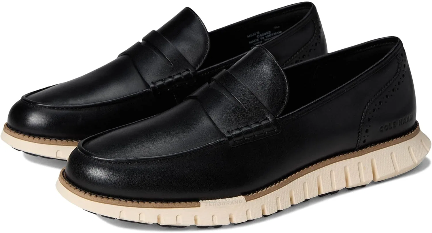 Лоферы Zerogrand Remastered Cole Haan, Black/Natural Tan/Ivory