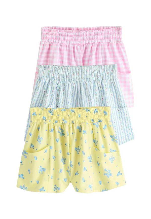 Обычные шорты для отдыха, которые можно накинуть сверху. Next, Pink Blue Yellow Ditsy