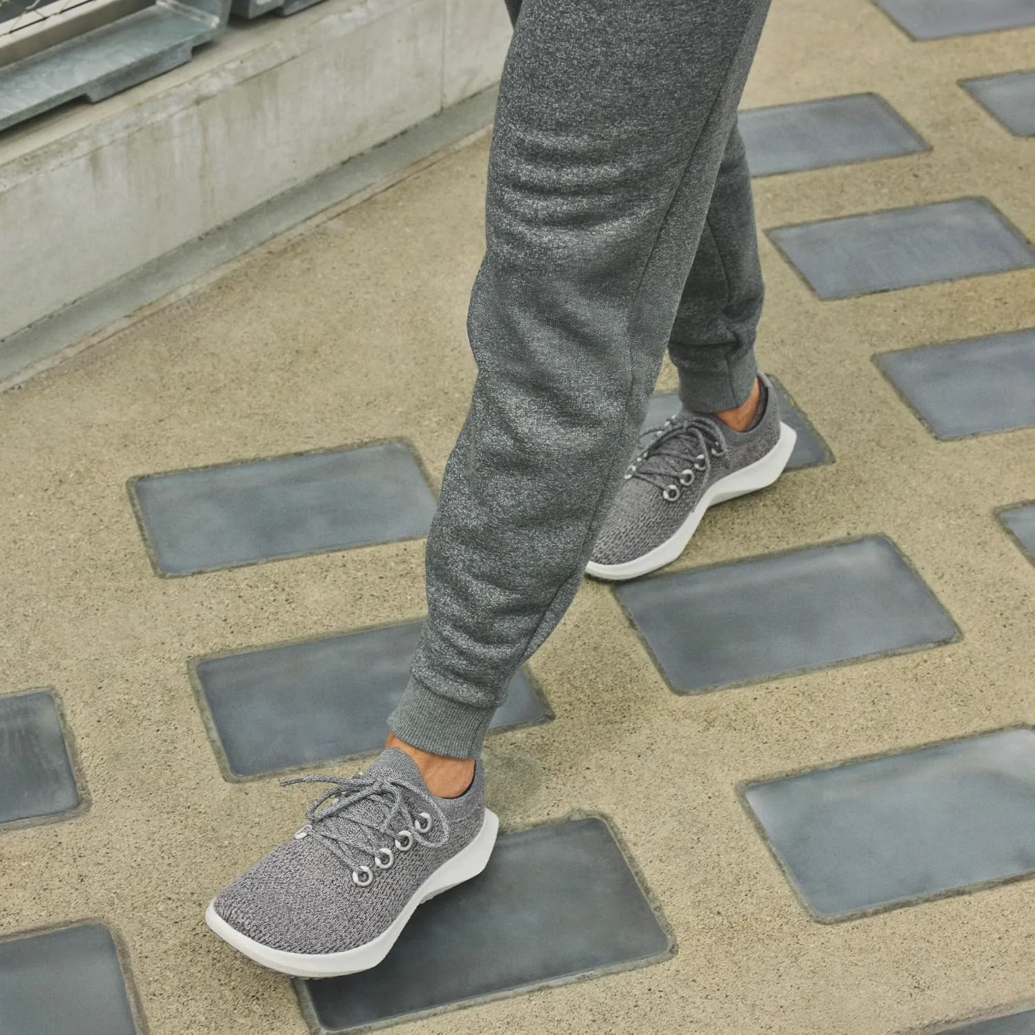 Мужские кроссовки Allbirds Tree Dasher 2 для активного бега и ходьбы, кремовый/бежевый — фото 3