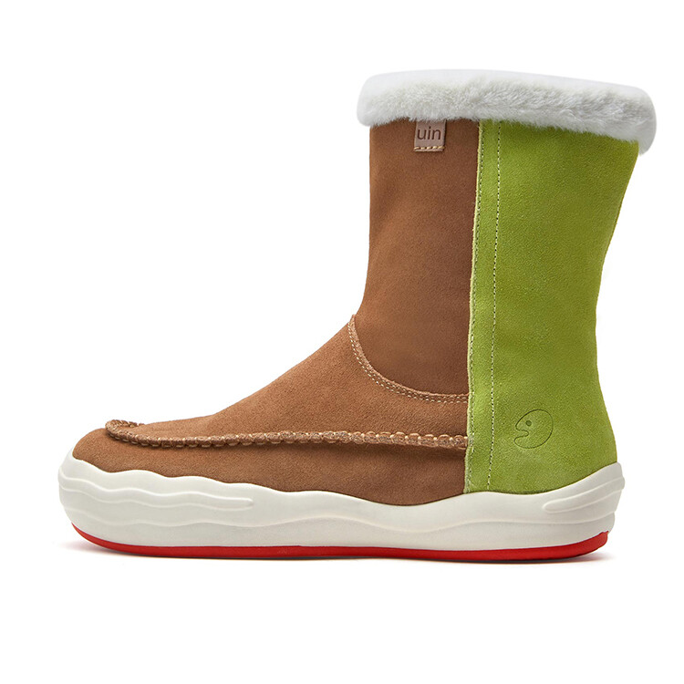 Коллекция Art Snow Boots Women's, ботинки U.In, цвет Geometric wheat fields
