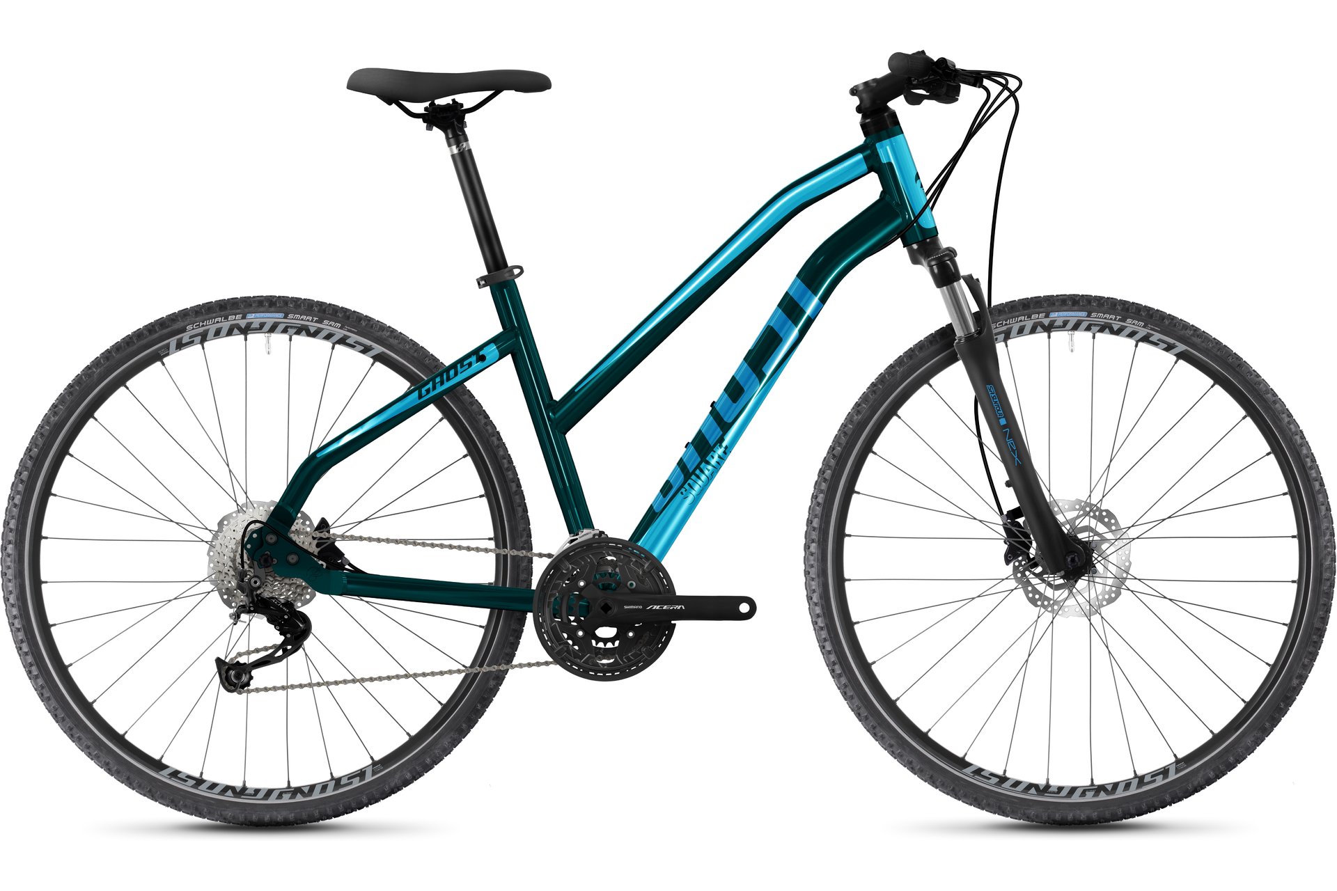 

Кроссовый велосипед Ghost Square Cross Base AL W - 28 дюймов - Damen Sport - Aktion, цвет Blau|petrol/ocean