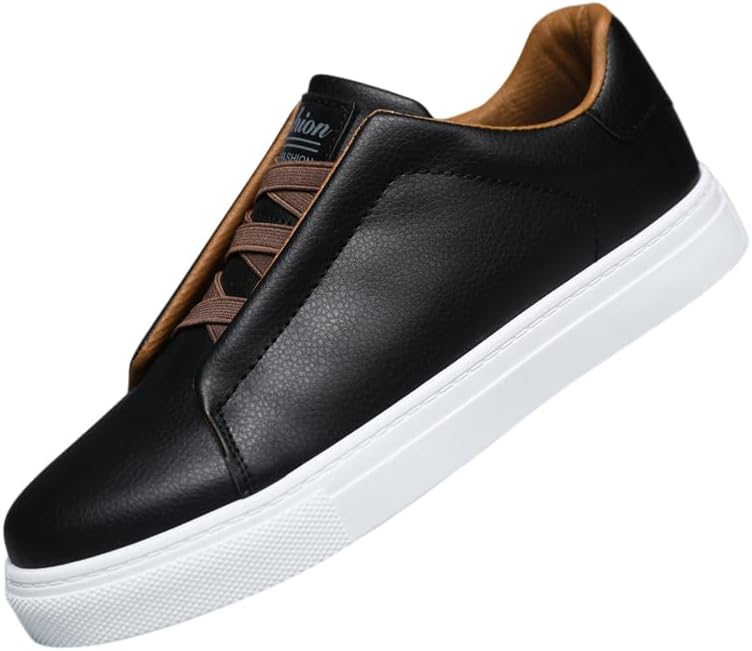 

Мужские слипоны для скейтборда, модные повседневные кроссовки для скейтборда, удобные прогулочные лоферы Generic, черный