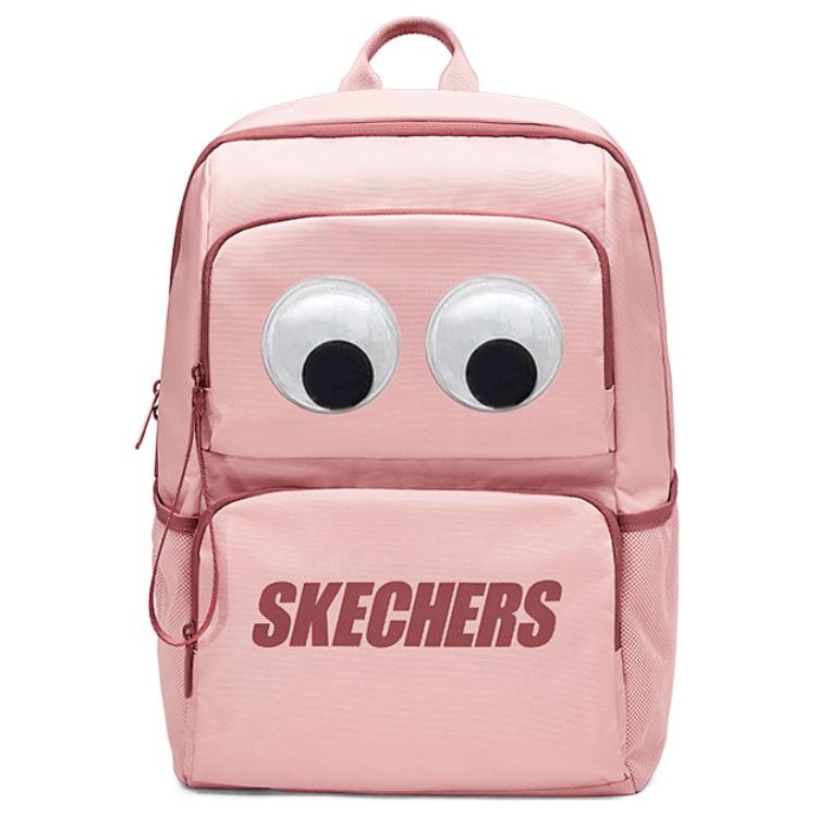 

Skechers Тканевый рюкзак с большими глазами унисекс клубнично-кремовый розовый, Strawberry Cream Pink