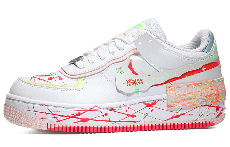 

Кроссовки Nike Air Force 1 Skateboard Shoes Women's Low-Top White/Red/Pink