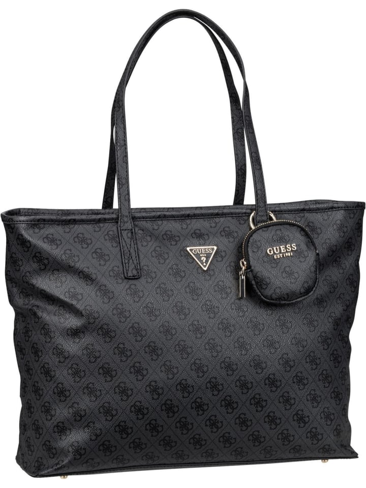 

Сумка шоппер Guess, цвет coal logo