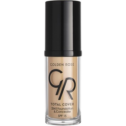 

Golden Rose Total Cover 2 в 1 Тональный крем и консилер SPF15 05 Cool Sand