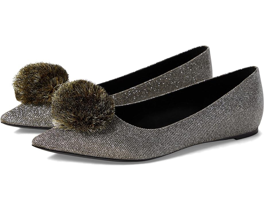 

Балетки Kate Spade New York Amour Pom Flat, цвет Black/Gold/Silver