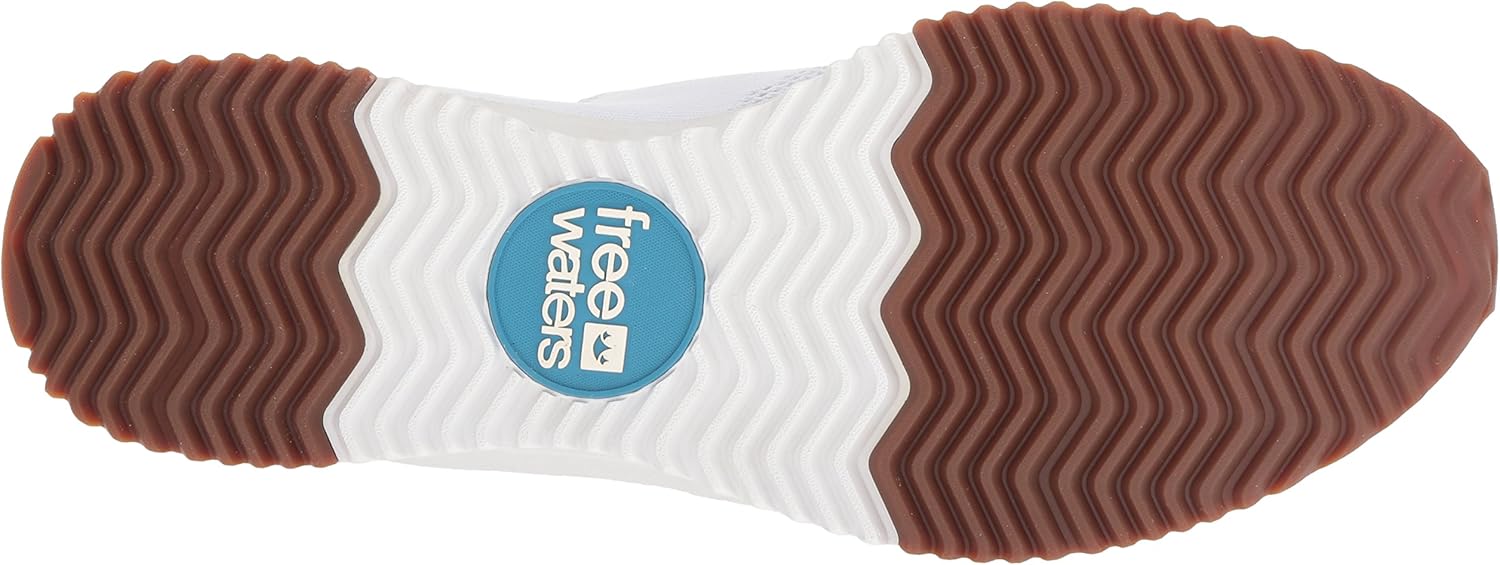 Мужские кроссовки Freewaters Tall Boy с вязаным верхом и шнуровкой, белый — фото 4