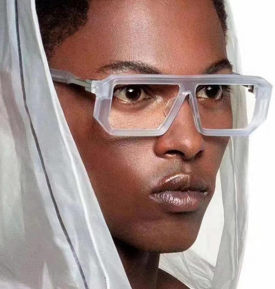 

Ретро-солнцезащитные очки в форме многоугольника и квадрата для женщин, модные очки-гелевые очки, солнцезащитные очки UV400 для мужчин WNCKSQ, Leopard Clear