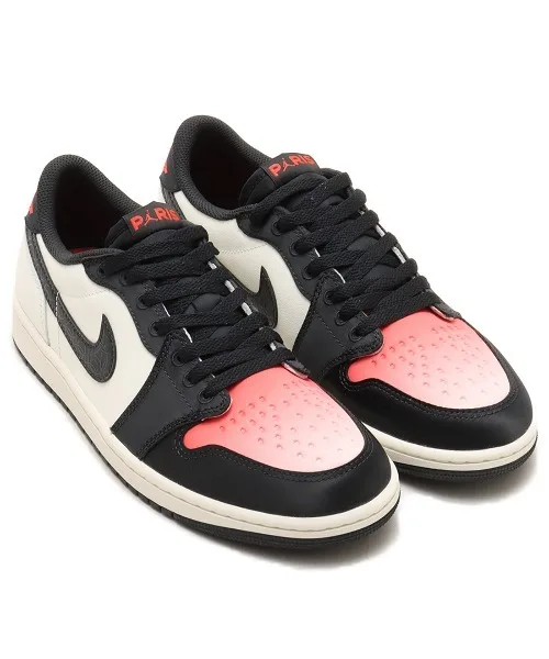 Мужские/женские кроссовки Air Jordan 1 Retro Low OG PSG JORDAN BRAND чёрные