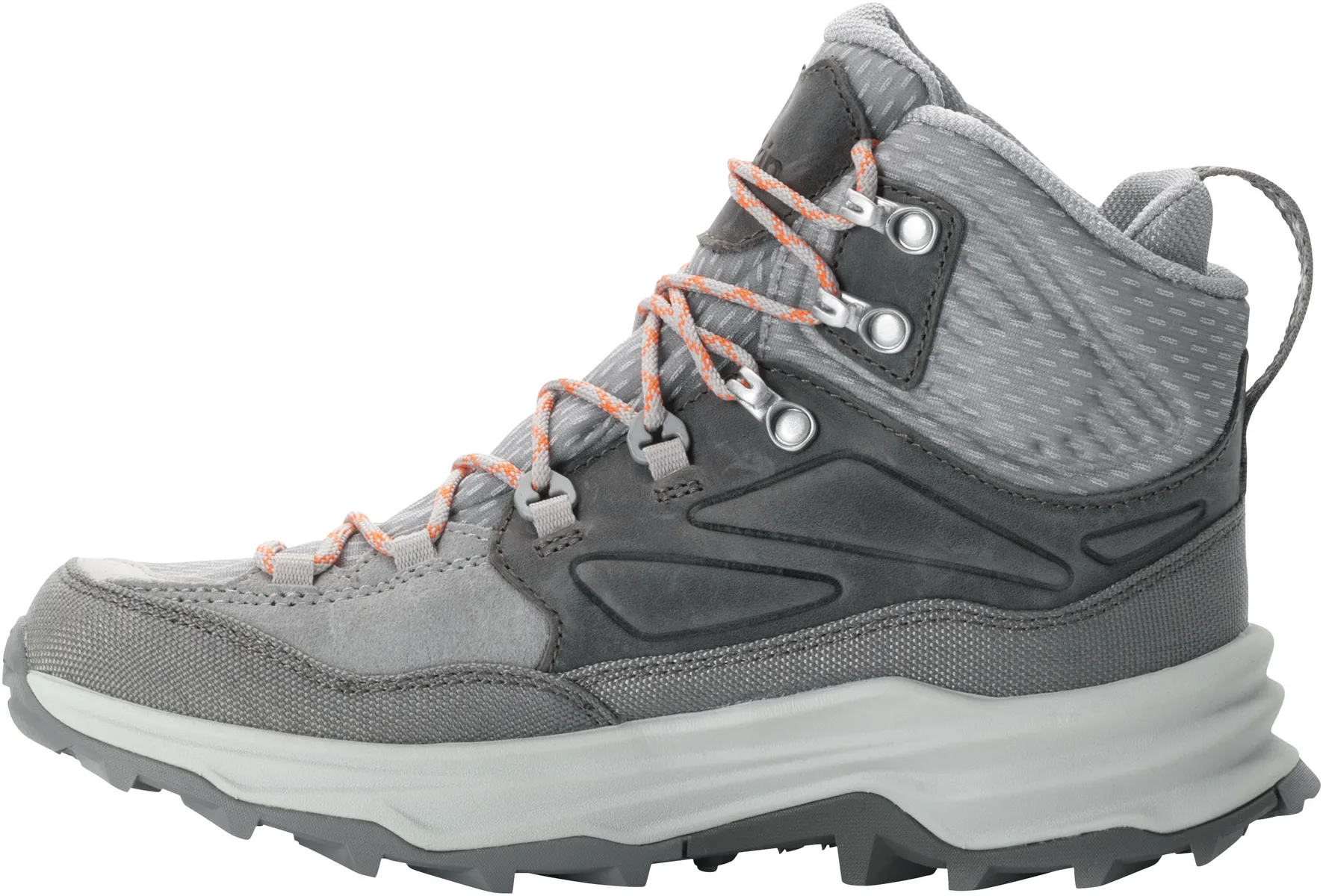 Кроссовки Jack Wolfskin "CYROX TEXAPORE MID W", водонепроницаемые, серый — фото 3