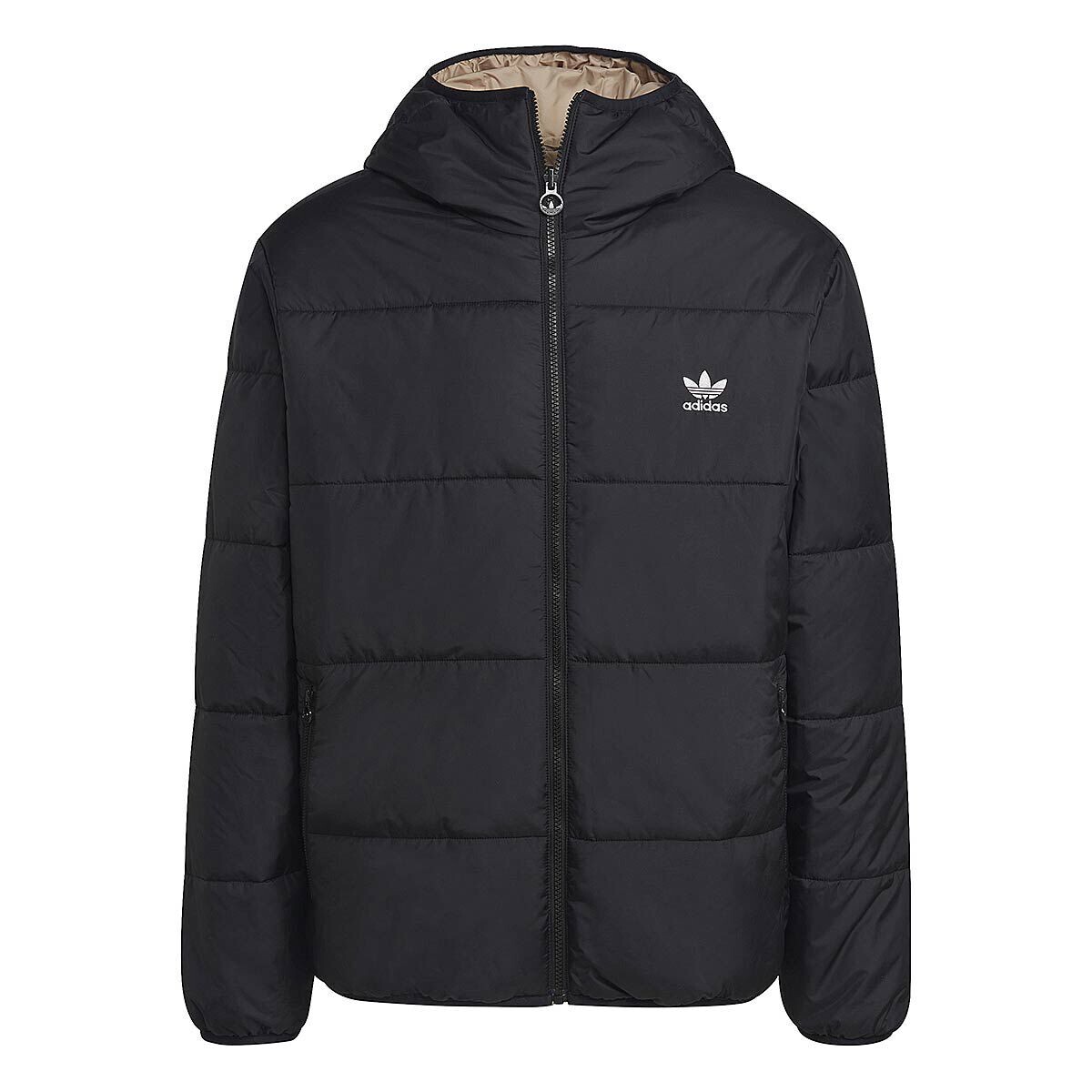 

Куртка PADDED REVERSIBLE JACKET Adidas, цвет Black/Beige