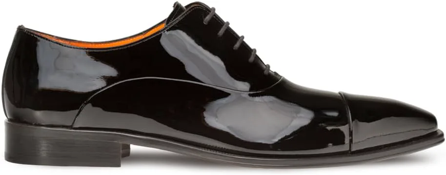 

Mezlan - Лакированная кожа - Мужские элегантные классические оксфорды с перфорацией на носке, черный