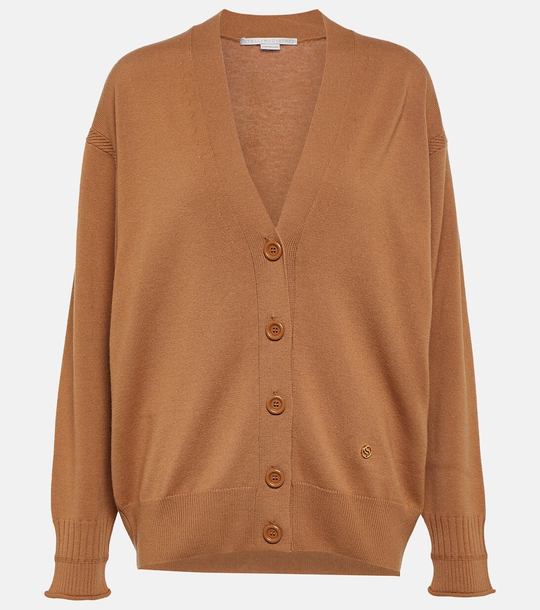 

Шерстяной кардиган STELLA MCCARTNEY, коричневый