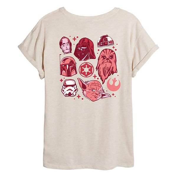 

Футболка Valentine's Day oversized для подростков Star Wars