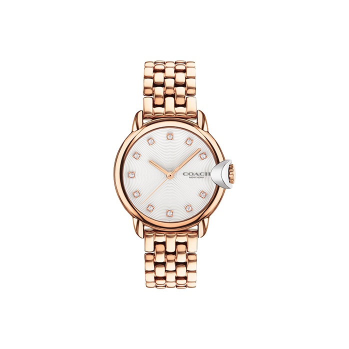 

COACH Часы ARDEN Wrist Watch Quartz Movement Stainless Steel Strap 32mm Mother of Pearl Color Watch Dial Women's Watch