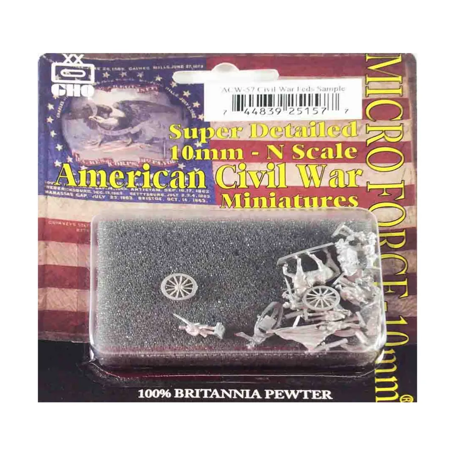 

Федеральный образец пакета, Micro Force American Civil War Figures - Accessories (10mm)