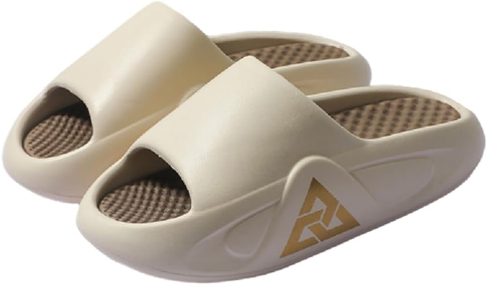 

Мужские шлепанцы с толстой подошвой, летние ультрамягкие для душа и ванной, с нескользящей открытой носочной частью, супер мягкие и удобные, толстая подошва, для дома и улицы (Размер: EU 40/41, Цвет: Черный) Yfdzkj