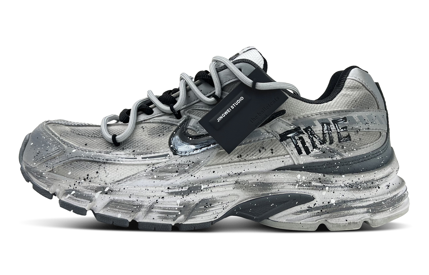 

Инициатор устойчивые к истиранию низкие кроссовки мужские dark gray Nike, темно-серый