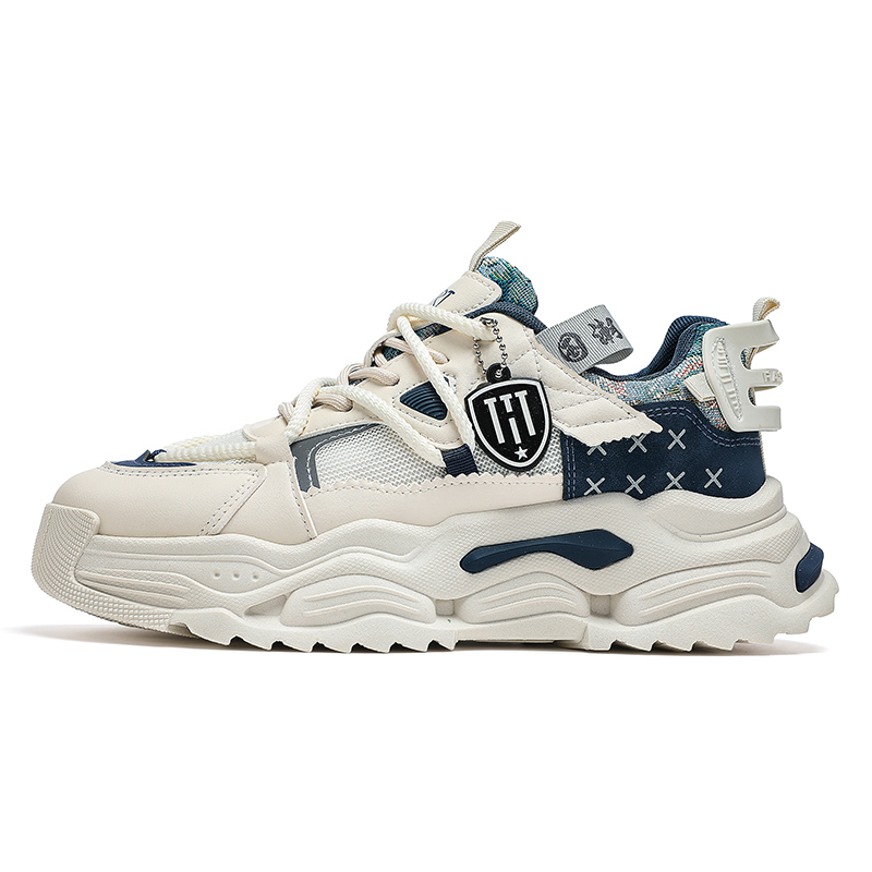 

Кроссовки Few Zone Collection Low Top Chunky Мужские HACKBUTEER, Бежево-черные