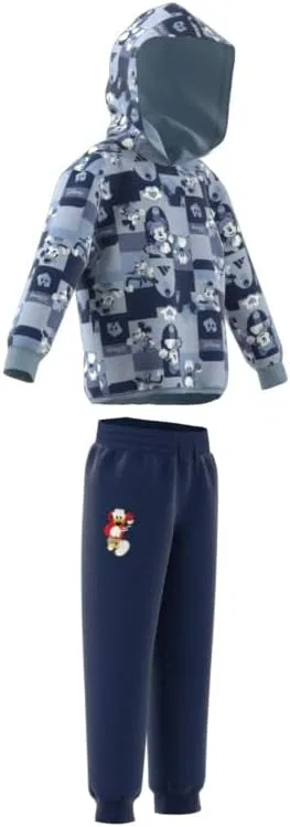 Adidas Originals Детский спортивный костюм Adidas с изображением Микки Мауса от Disney, Wonder Blue Melange/Multicolor — фото 3