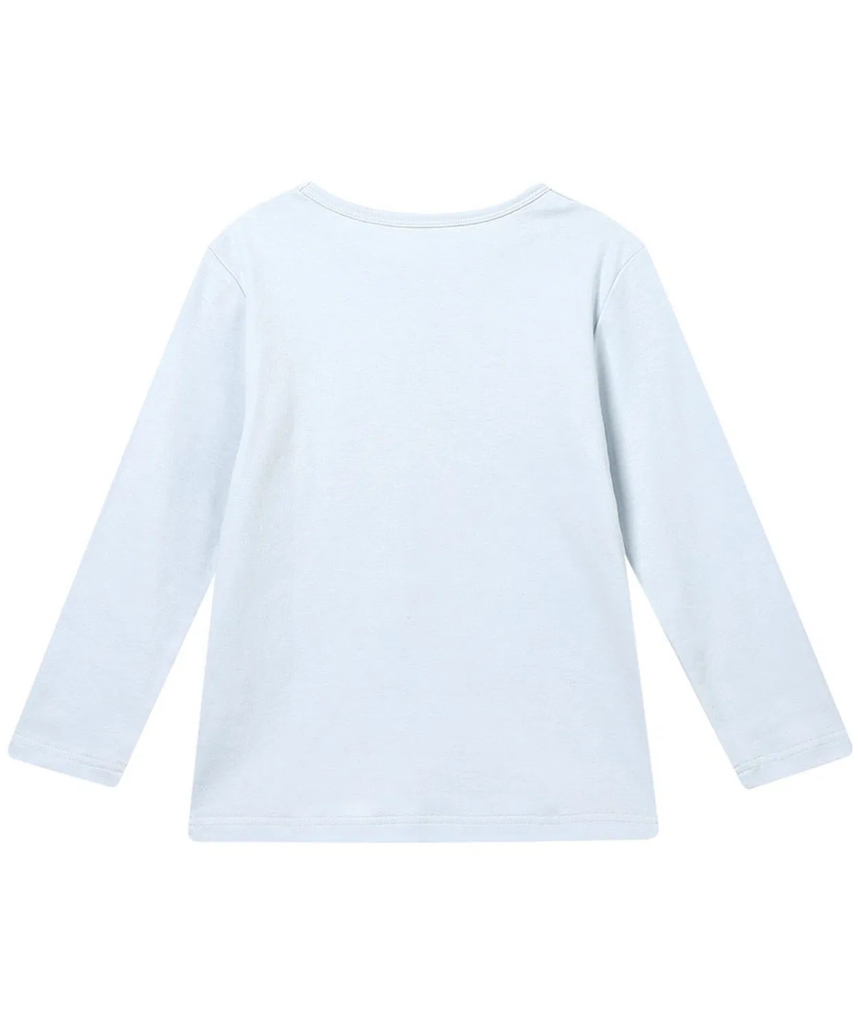 Пижама Waninal Wacoal Kids топ длинный рукав хлопок сакс-блю — фото 4