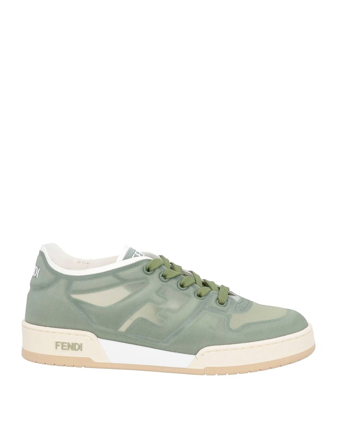 

Кеды Fendi, зеленый