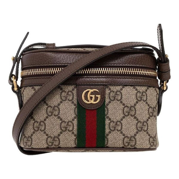 

Сумка ophidia gg top handle mini bag 'beige brown' Gucci, бежевый