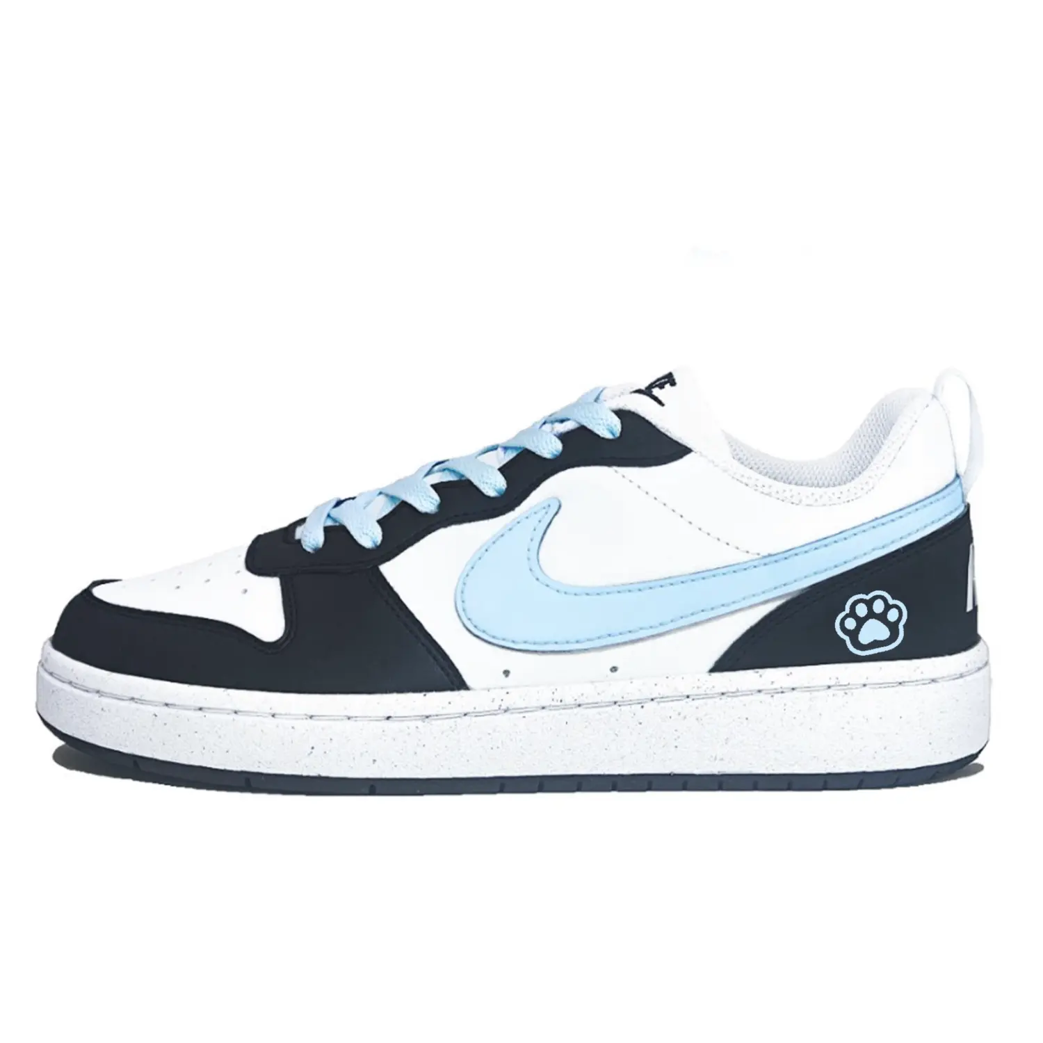 

Nike Детские низкие скейтбордистские кроссовки Court Borough LOW RECRAFT, синие, для подростков