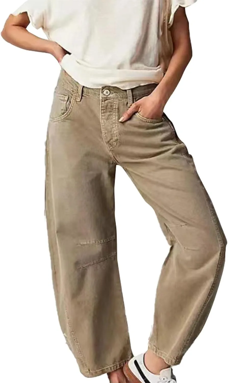 

Джинсы женские straight leg high waist