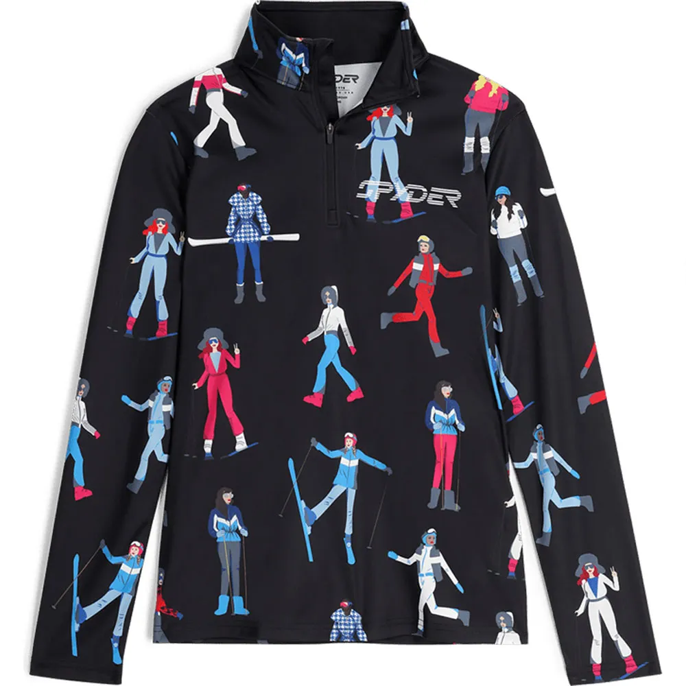 

Толстовка Spyder March half zip, черный