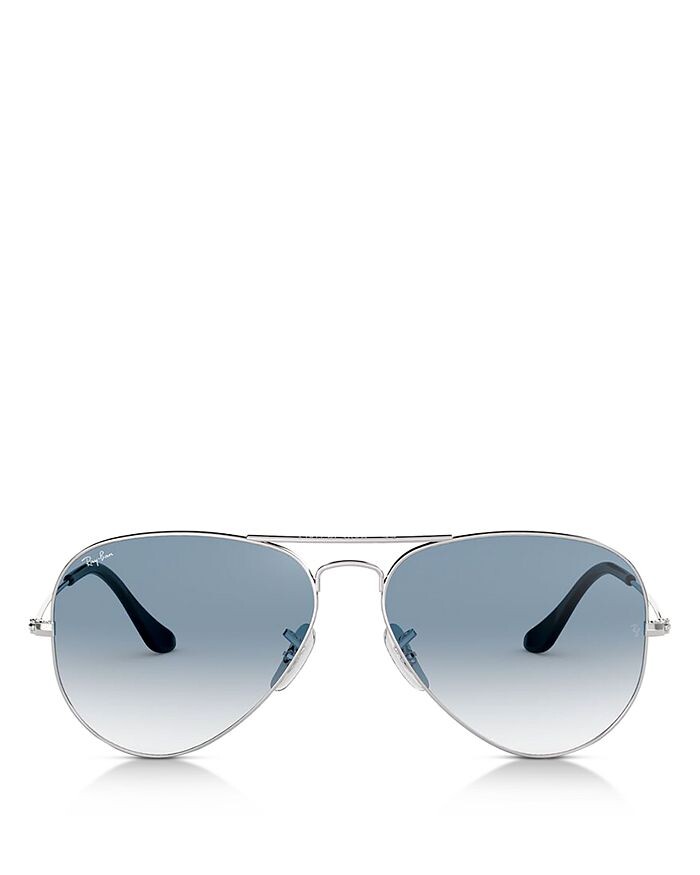 

Оригинальные солнцезащитные очки-авиаторы Brow-Bar, 58 мм Ray-Ban