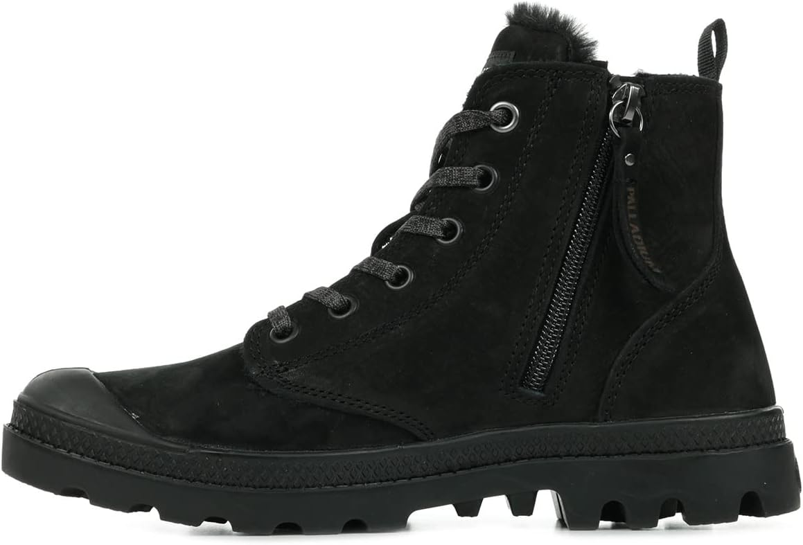 Мужские ботинки Palladium Pampa Hi Originale из канваса, Black Black Black 466 — фото 4