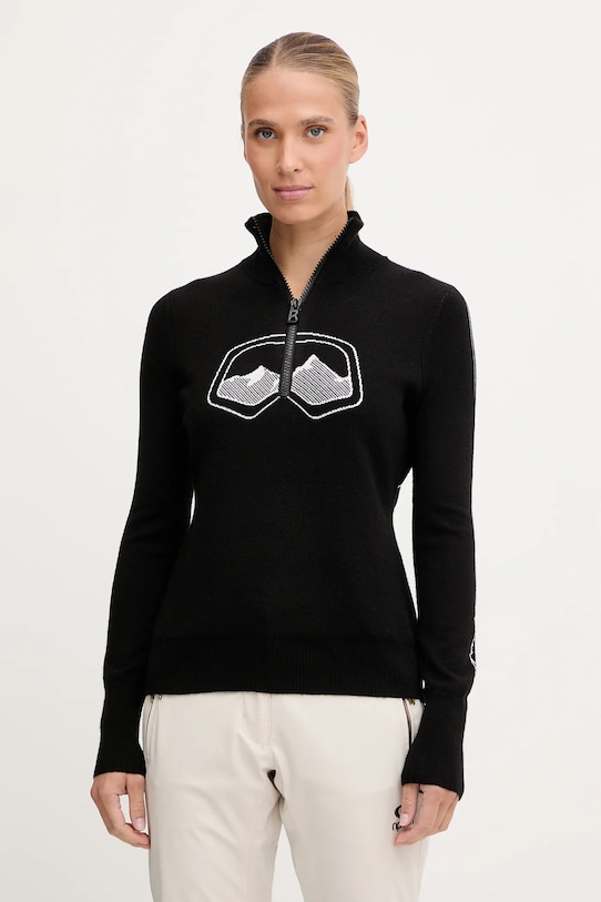 

Шерстяной свитер AZRA Bogner Fire+Ice, черный