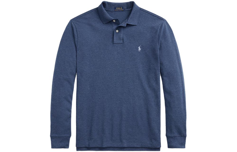 Polo Ralph Lauren Мужская рубашка-поло SS23, синяя — фото 3