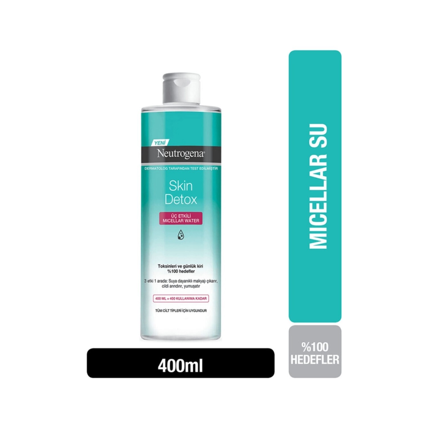 

Мицеллярная вода Neutrogena Skin Detox 3 Effect, 400 мл