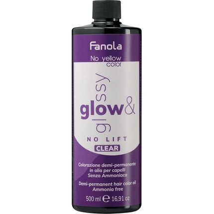 

Glow & Glossy Прозрачный масляный тонер 500 мл Fanola