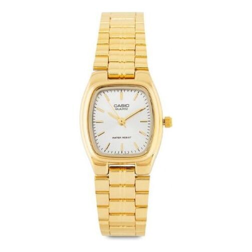 

Часы CASIO Waterproof Quartz /White Gold Analog, желтый