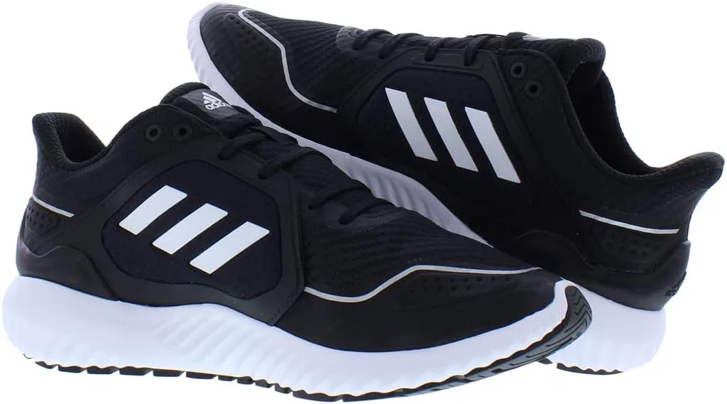 Кроссовки Adidas Climawarm Bounce - унисекс для бега, Black White Silver Core Black White Silver Metallic — фото 4