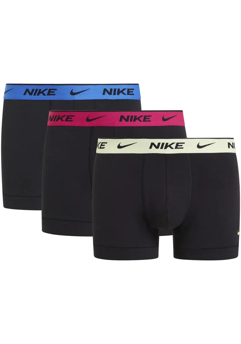 

Сумки для нижнего белья NIKE (3 шт. в упаковке, 3 шт. в упаковке), с фирменной этикеткой Nike Underwear, цвет Str Ble/Lsr Fchs/Lt Lsr Orng Wb