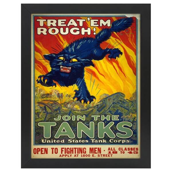 

Рамка для фотографий LegendArte Poster Join The Tanks, черный