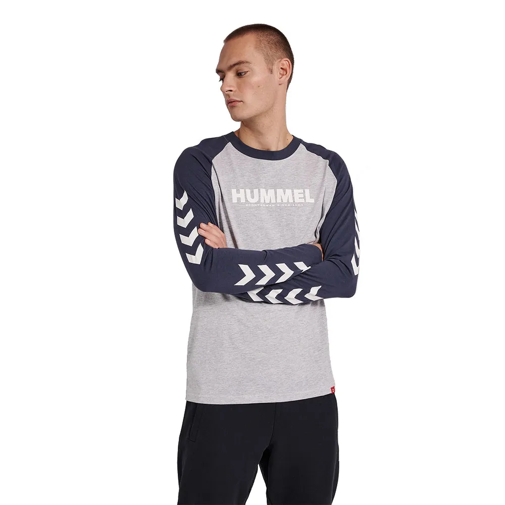 

Лонгслив Hummel Legacy Blocked, серый