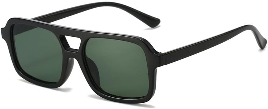 

Солнцезащитные очки UV400 с двойной перемычкой и прозрачными линзами с градиентом Ocean для женщин и мужчин, для бега и занятий спортом на открытом воздухе UYPTK, Black Green