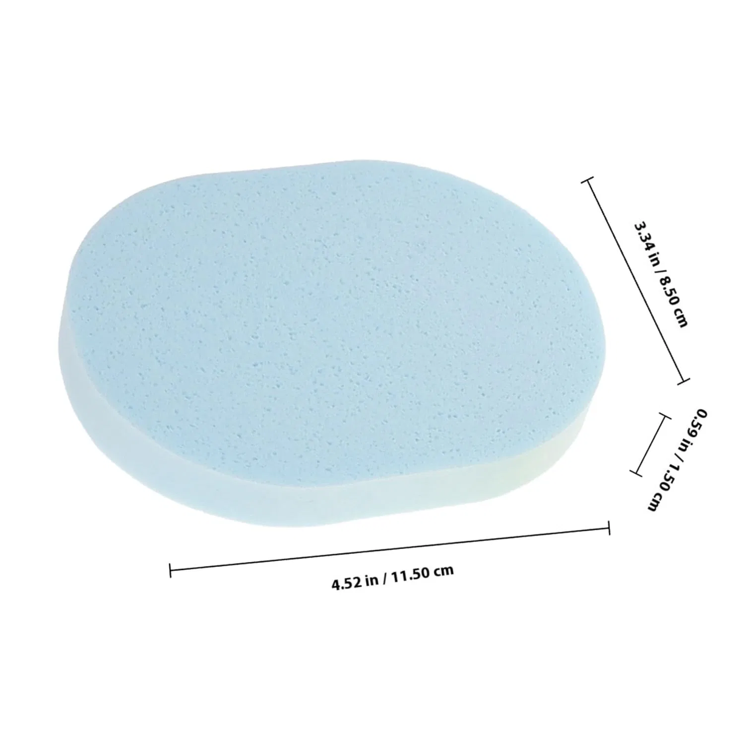 Набор из 4 овальных PVA-губок Hohopeti для лица Hohopeti — фото 2