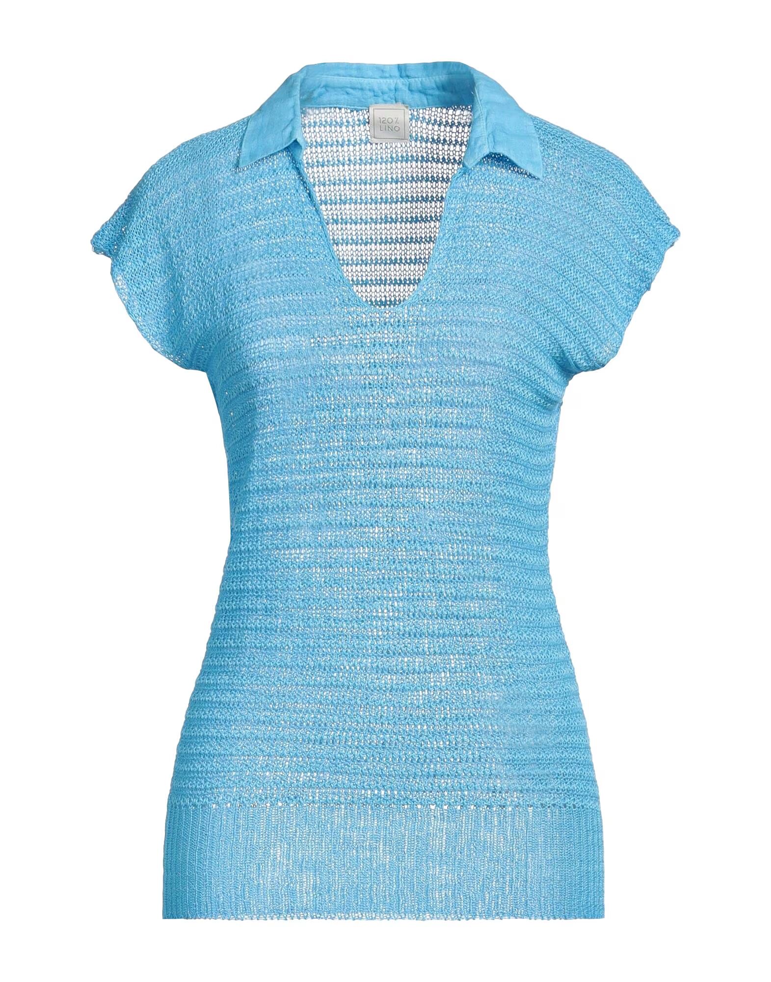 

Свитер 120% Lino, лазурный