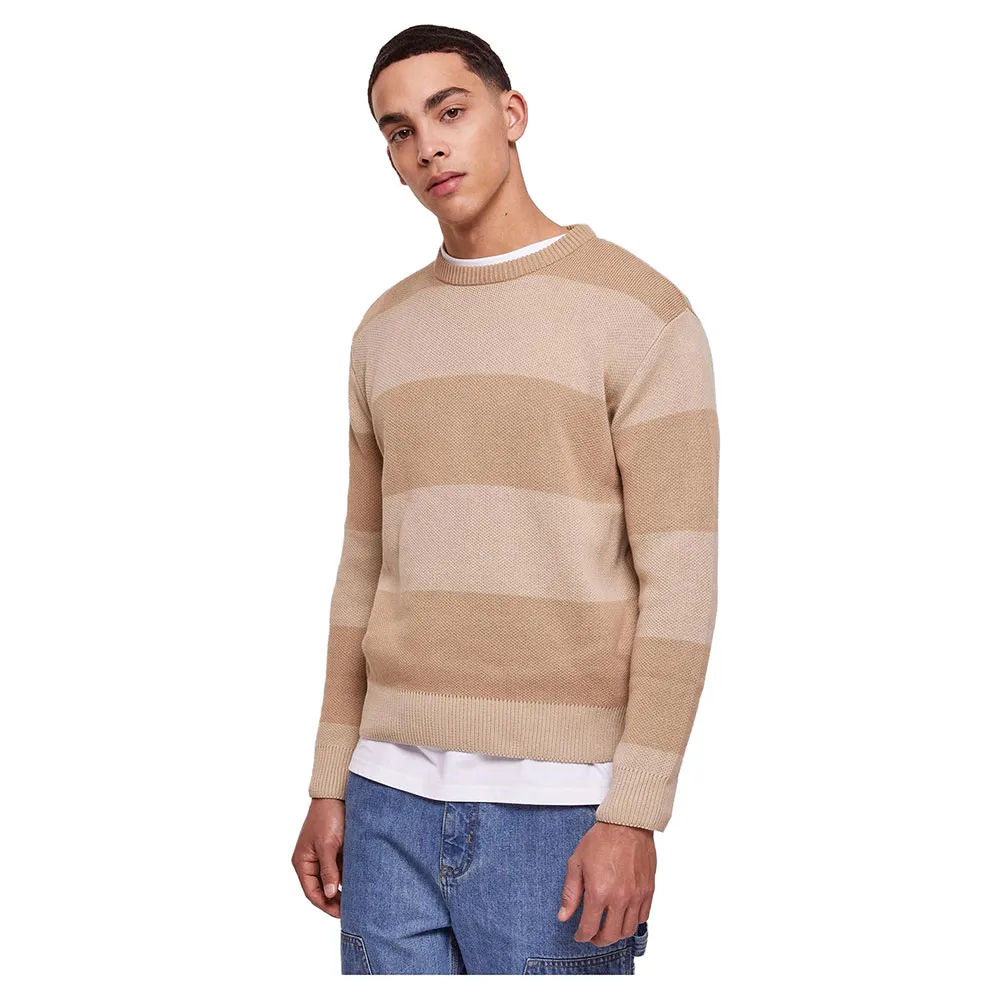 

Толстовка Urban Classics Heavy Oversized Striped, бежевый