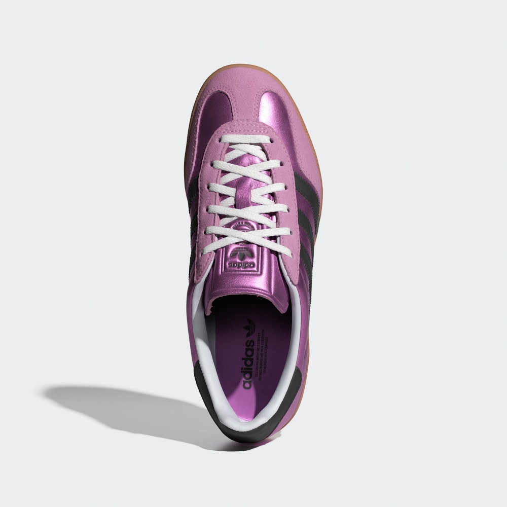 Кроссовки Adidas Gazelle Indoor Shoes, цвет Bliss Lilac/Core Black/Purple — фото 2