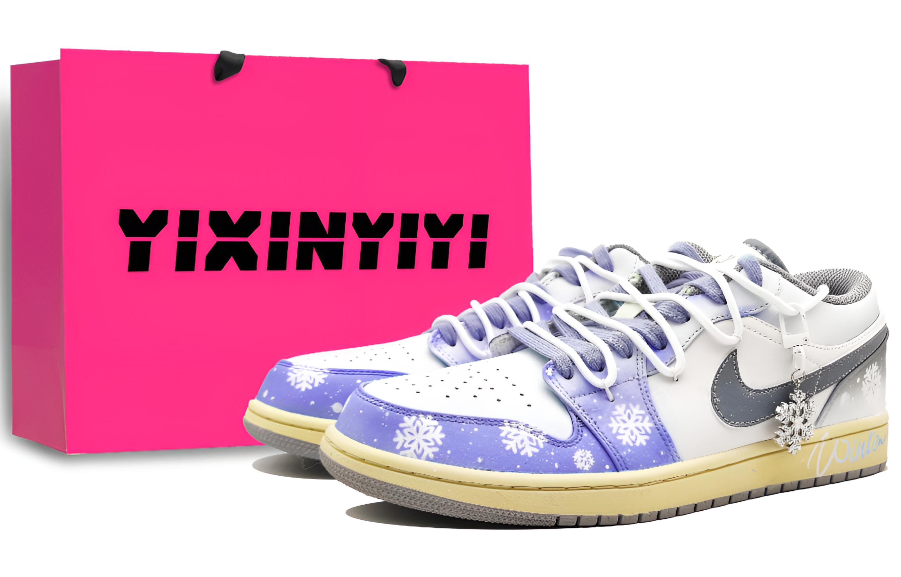 

Jordan Кроссовки Air 1 Low top Vintage Basketball Shoes Unisex Crystal Purple