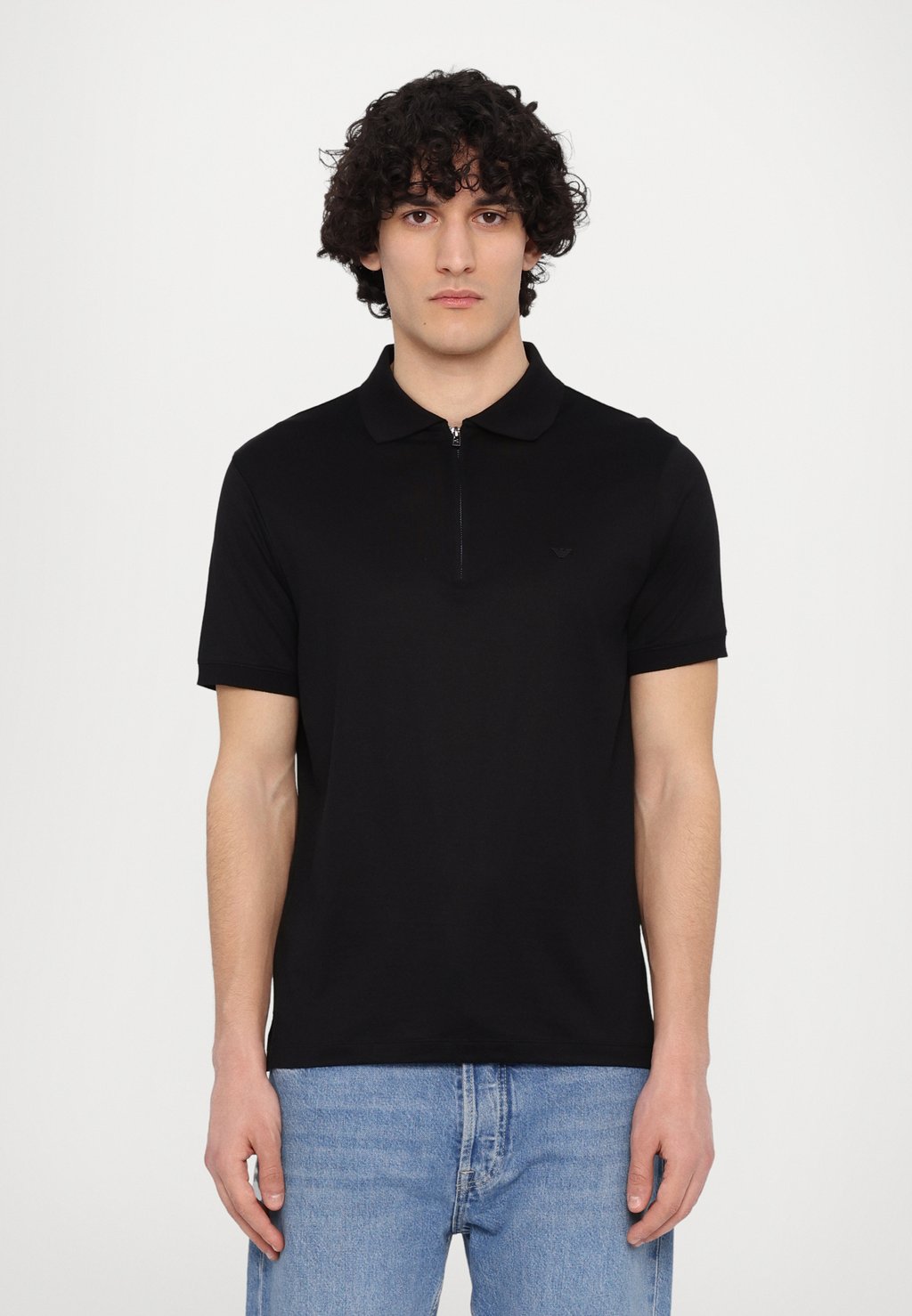 

Рубашка поло Emporio Armani, черный