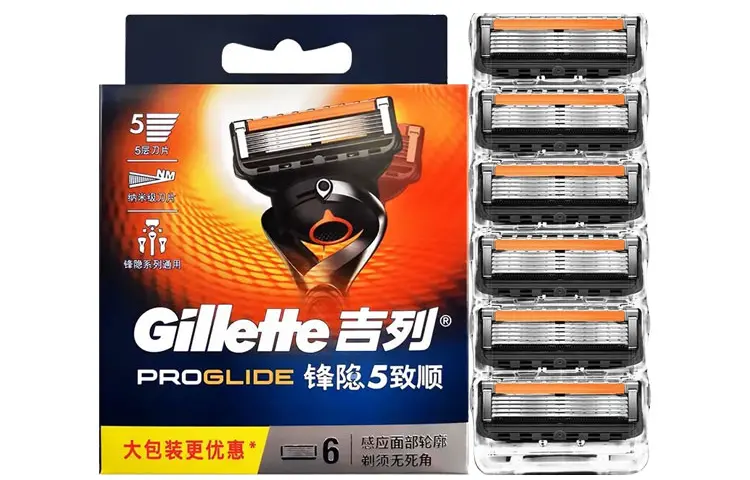 Бритвенная головка от Subtle Sharpness до Smoothness Gillette